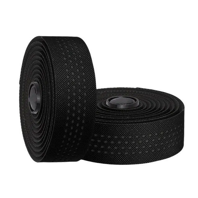 1pair Perforated Breathable Handlebar Tapes Non-slip Road Bike Bar Tape EVA/PU Soft Anti-Vibration Wrap Tape Durable Bar Bartape