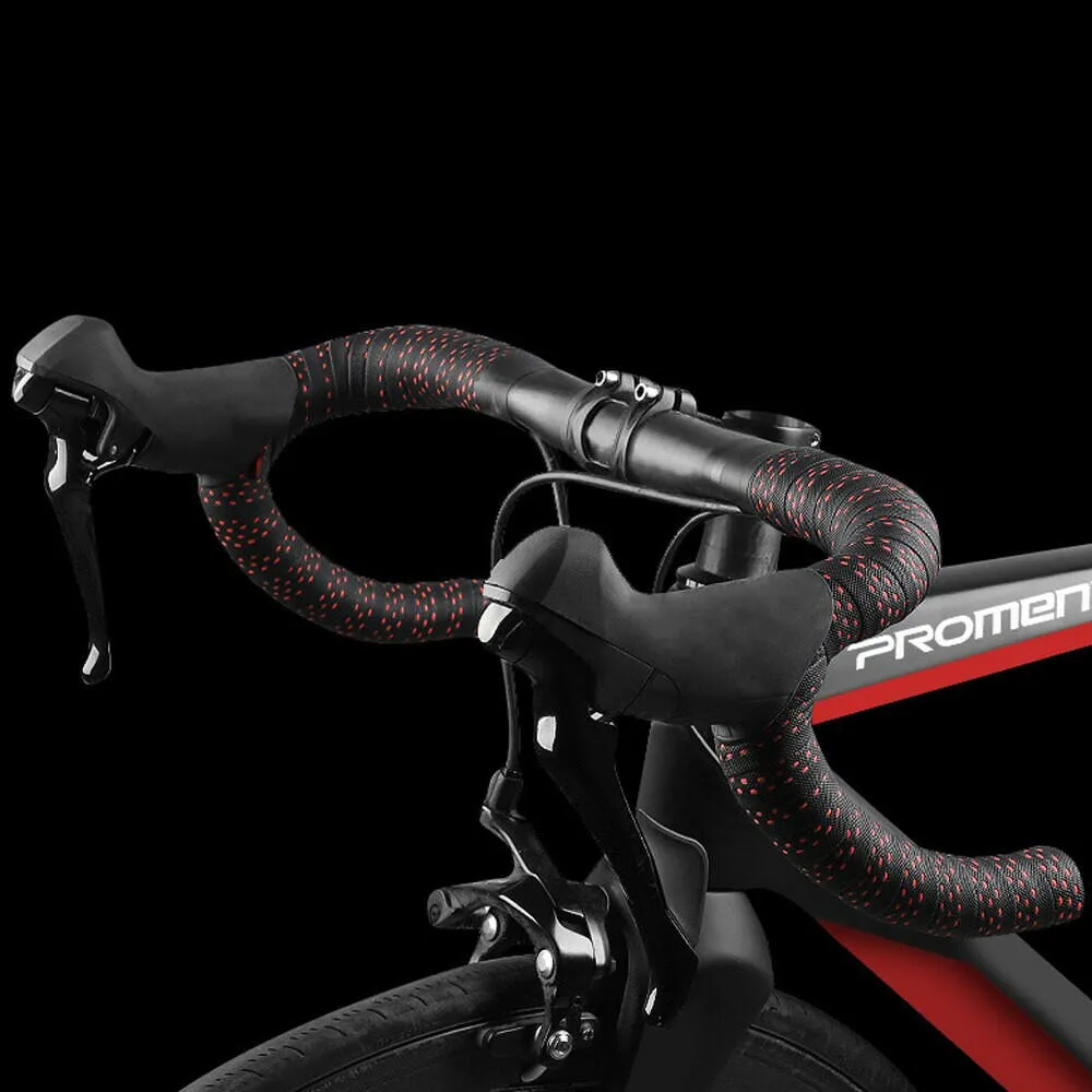 1pair Perforated Breathable Handlebar Tapes Non-slip Road Bike Bar Tape EVA/PU Soft Anti-Vibration Wrap Tape Durable Bar Bartape