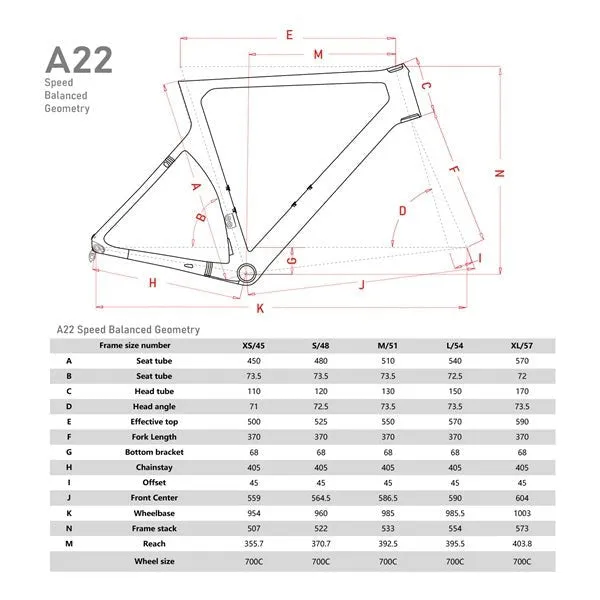 AERO Disc Road Frame A22 EU