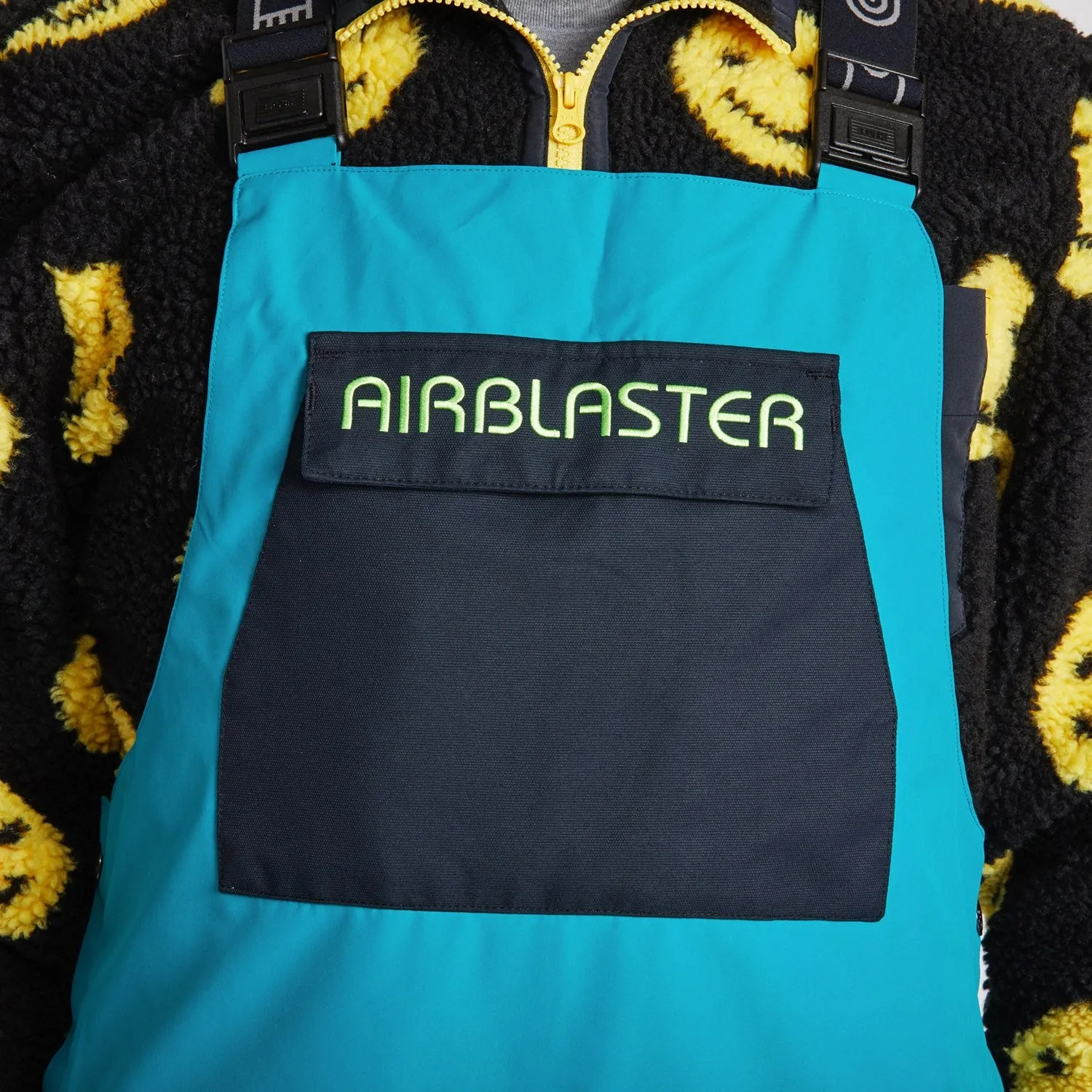 Airblaster Freedom Bib Pants Mens Teal
