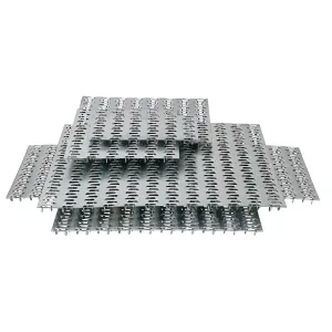 AS-20 4 in. x 7 in. 20-Gauge Galvanized, G90 Truss Plate (4320-Qty)