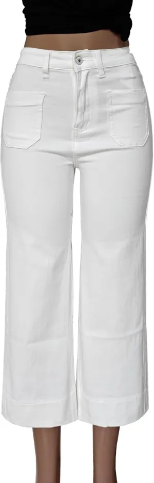 Atditama Wide Leg Jeans for Women Stretch High Waisted Straight Leg Denim Pants Boyfriend Mom Jeans