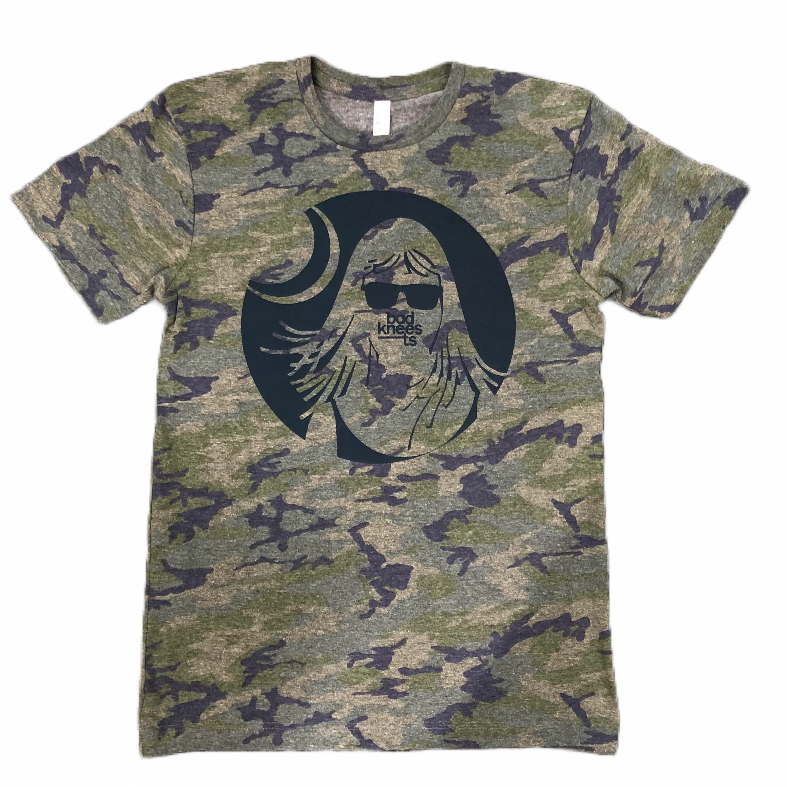 badknees Logo T-shirt - Vintage Camo