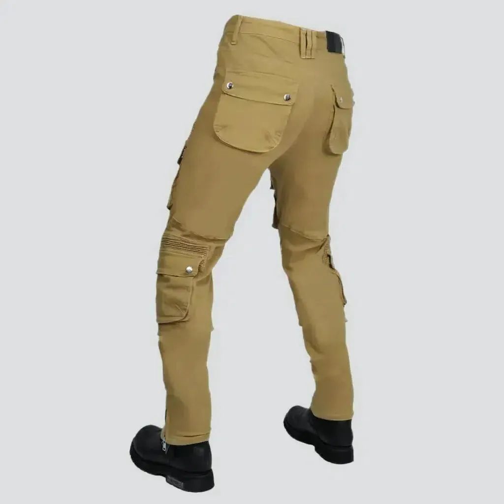 Biker men's color jeans