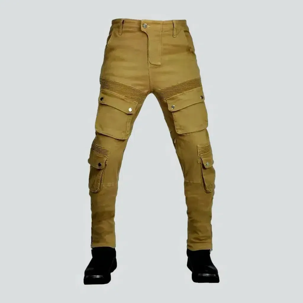 Biker men's color jeans