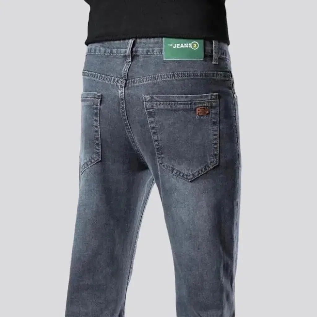 Blue men's street jeans