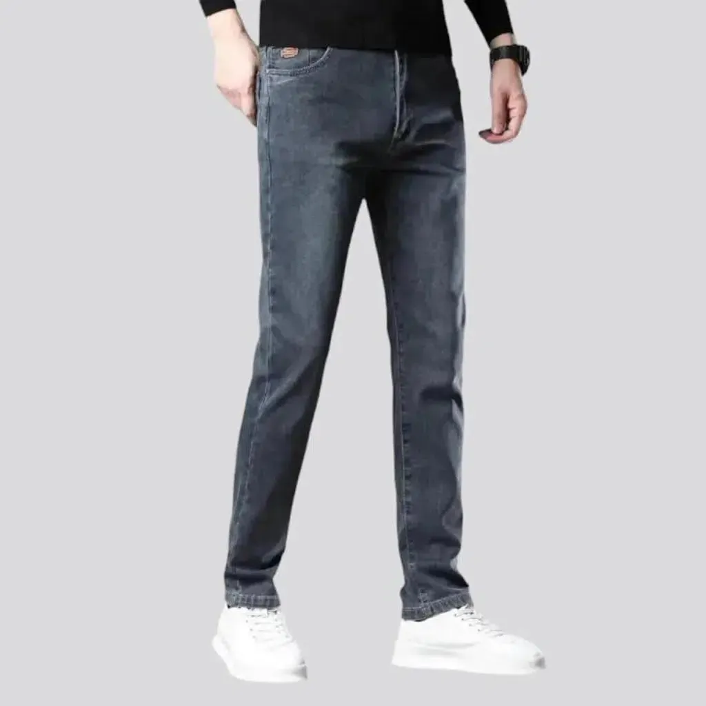 Blue men's street jeans