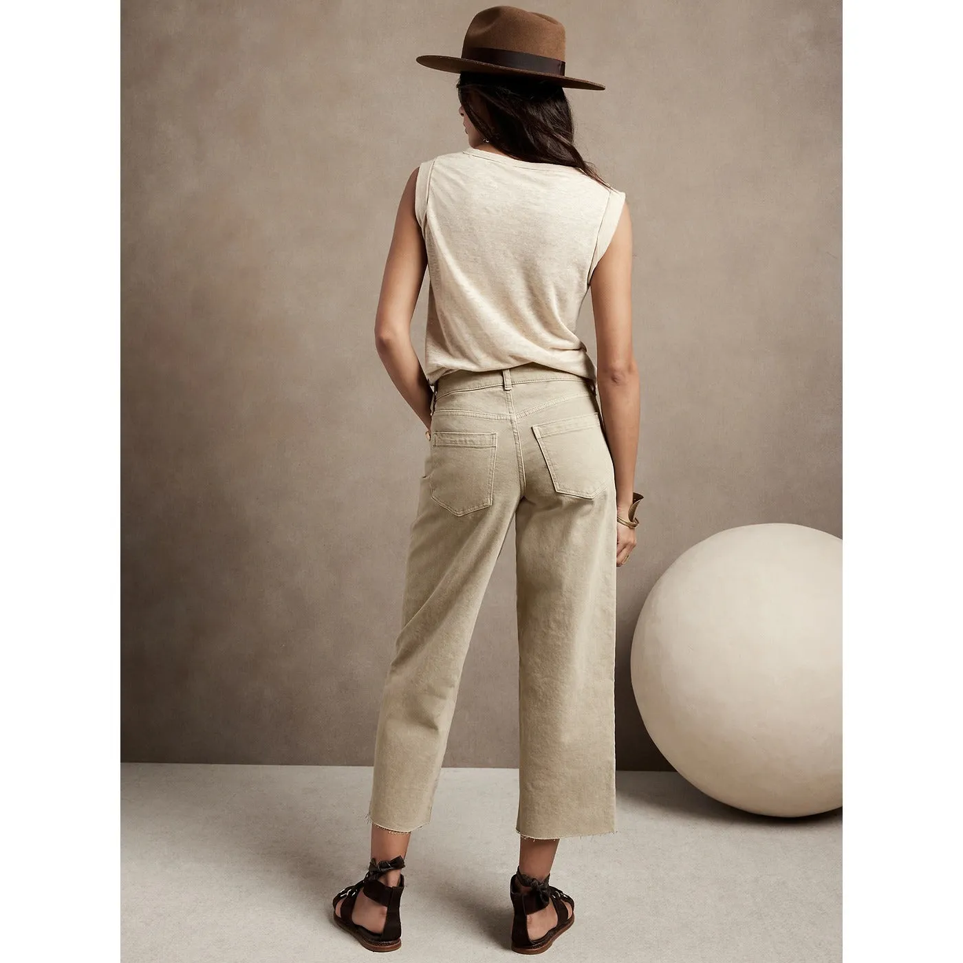 BR High Rise Wide Leg Jeans