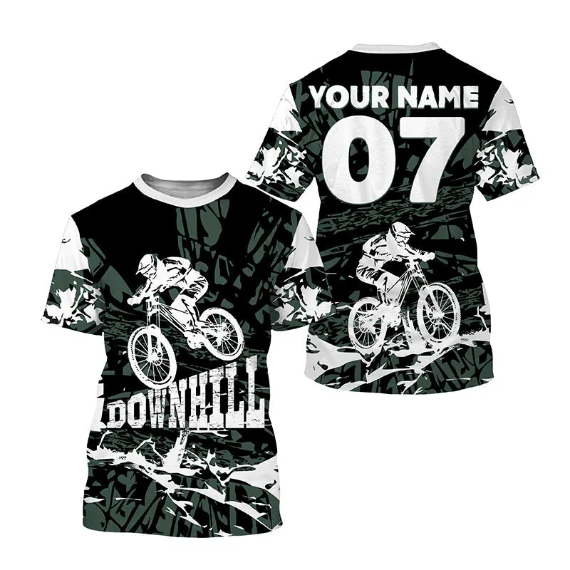 Camo Downhill MTB 3D Long Sleeve Mens Mountain Bike Gear Kids Customized Cycling Jersey Boys Girls