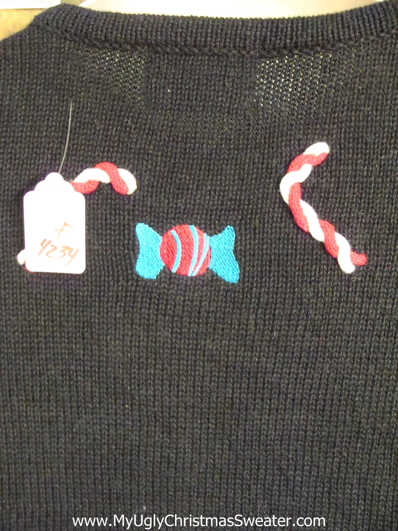Candy Floating Funny Ugliest Christmas Sweater