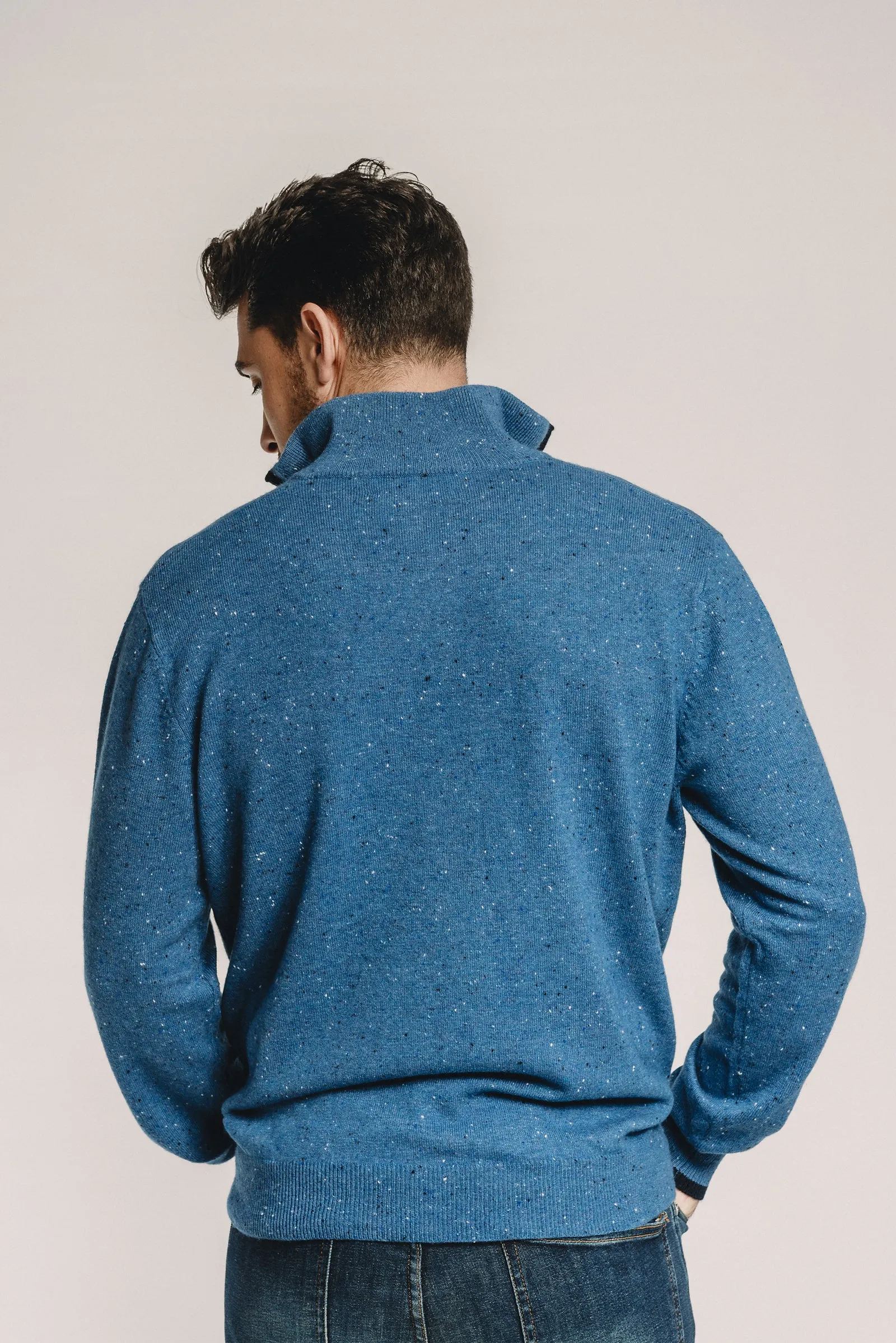 Cashmere Half Zip Sweater