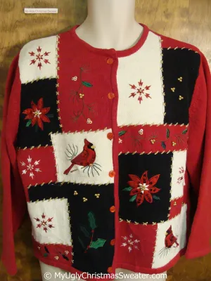 Cheap Tacky Red Ugly Christmas Sweater