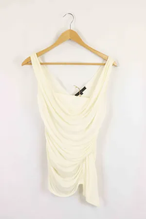 Coast White Draped Top 10