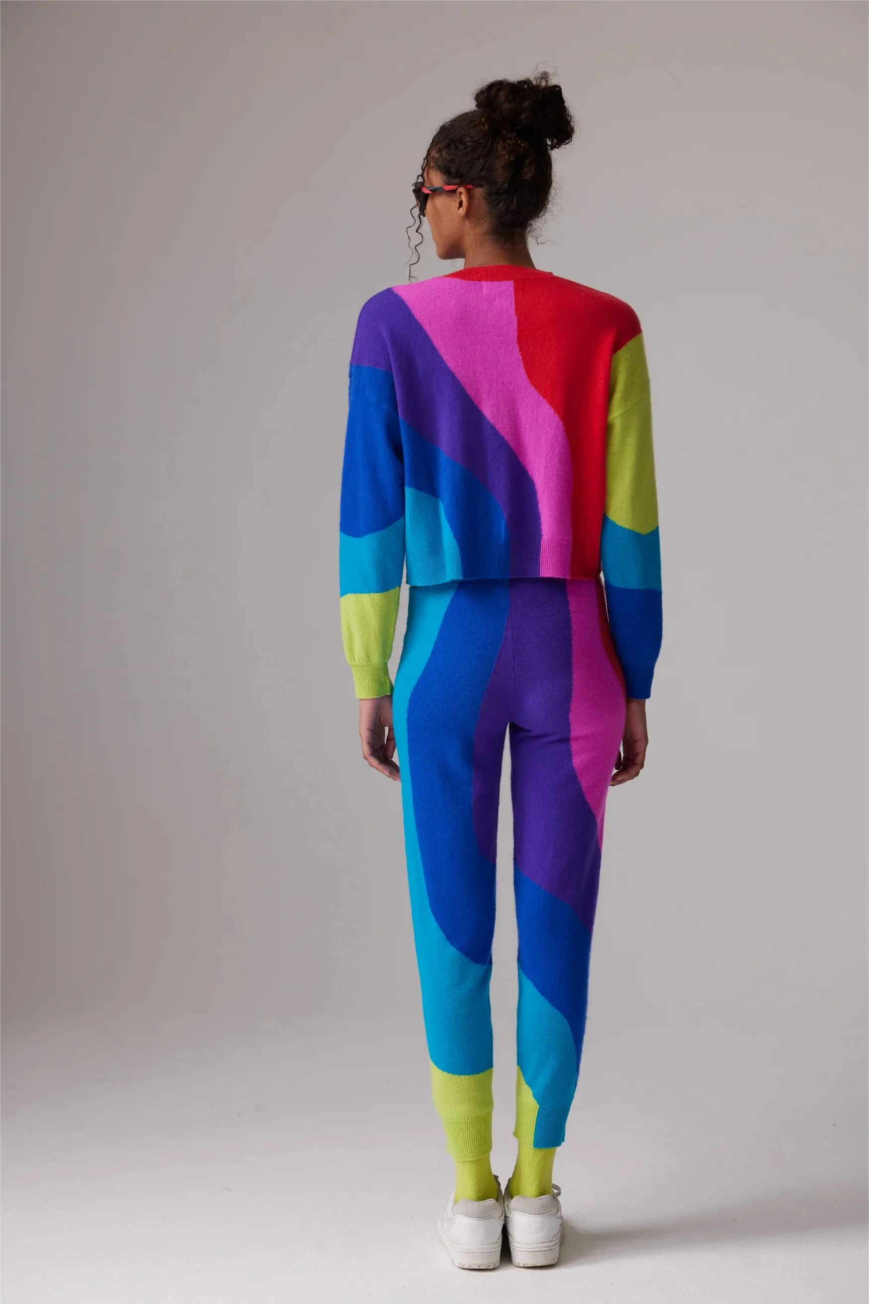 Colorush Wavestripe Crew Sweater