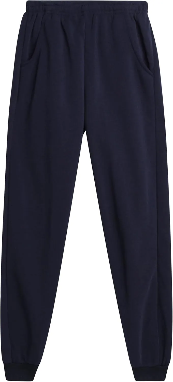 Coney Island Boys Sweatpants - 4 Pack Athletic Sweat Pants with Pocket Soft Boys Joggers Kids Sweatpants (Sizes 5-16)