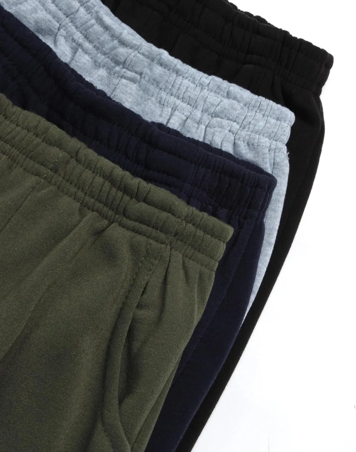 Coney Island Boys Sweatpants - 4 Pack Athletic Sweat Pants with Pocket Soft Boys Joggers Kids Sweatpants (Sizes 5-16)