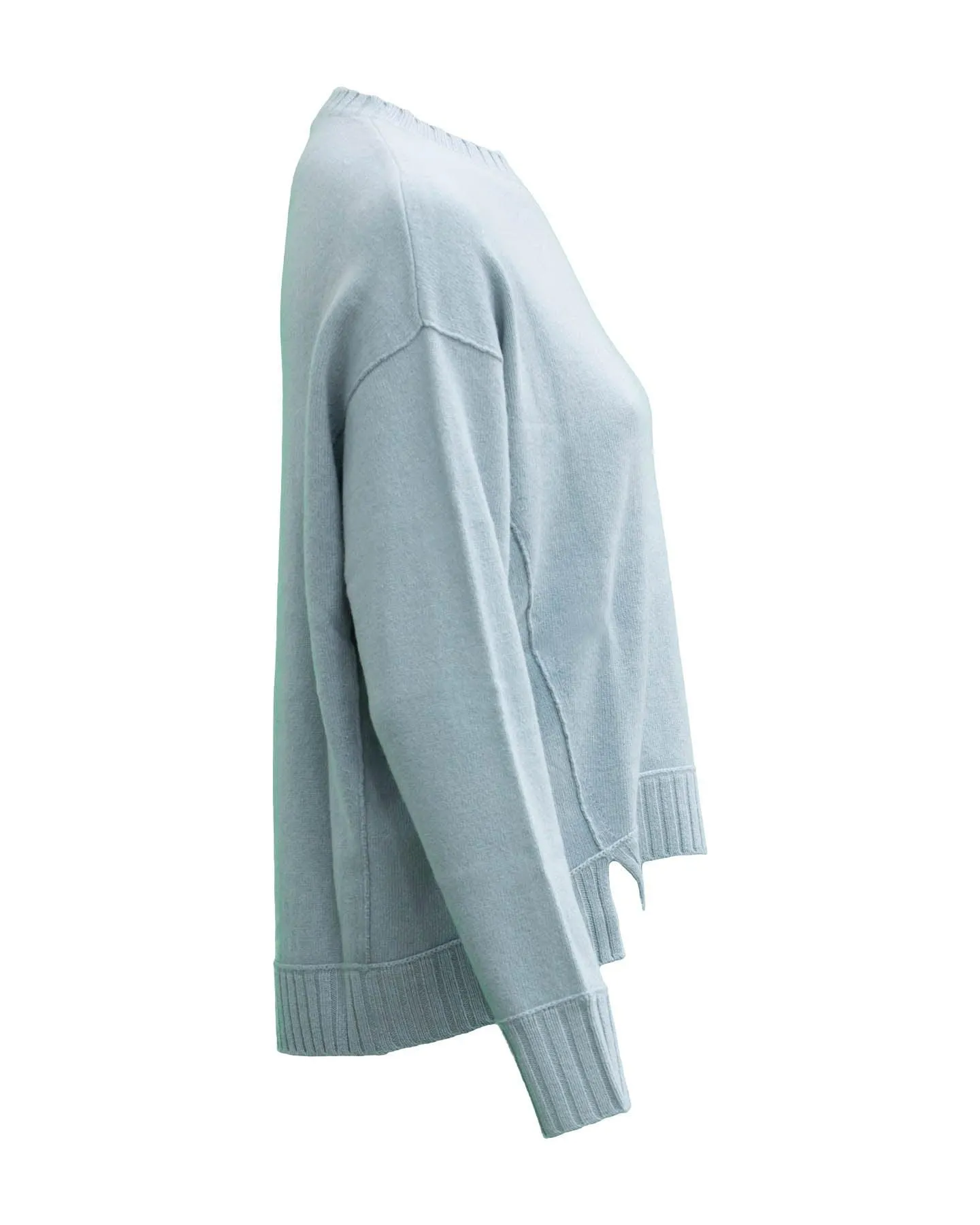 Crew Neck Cashmere Mix Sweater