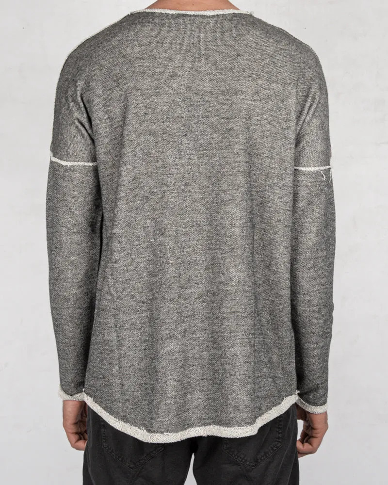 Crew neck sweater grey