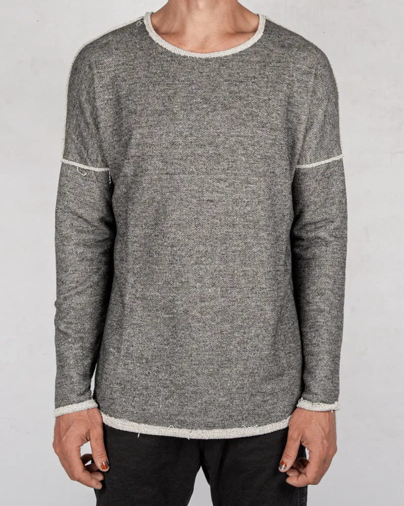 Crew neck sweater grey