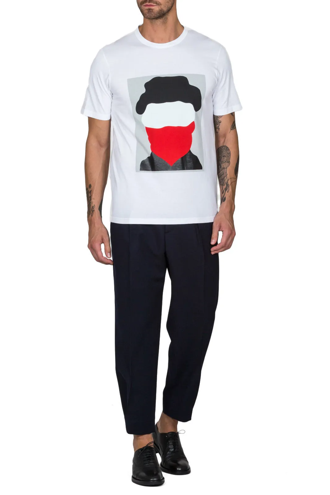 Crew Neck T-Shirt By Artist Ekta