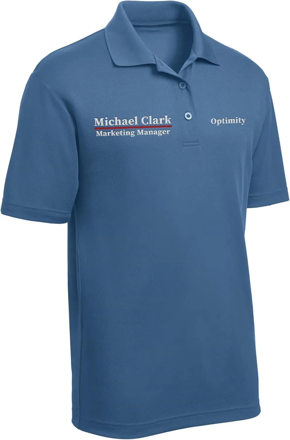 Custom Polo Shirt for Men Personalized Embroidered Short Sleeve Polo Golf Shirt Add Your Text Name