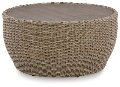 Danson Outdoor Coffee Table with 2 End Tables