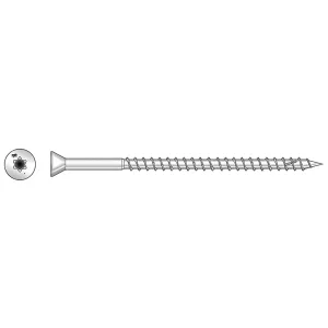 Deck-Drive DWP WOOD SS Screw - #9 x 4 in. T-20, Trim Head, Type 305 (1 lb.) (Pack of 6)