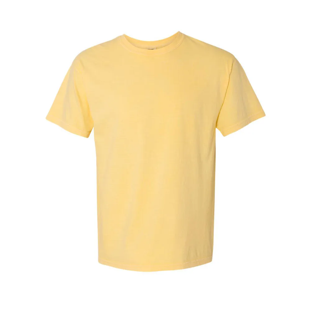 Embroidered Smiley Face Comfort Colors T-Shirt