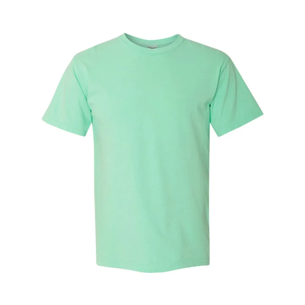 Embroidered Smiley Face Comfort Colors T-Shirt