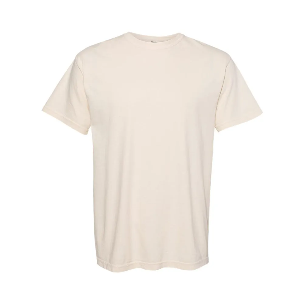 Embroidered Smiley Face Comfort Colors T-Shirt