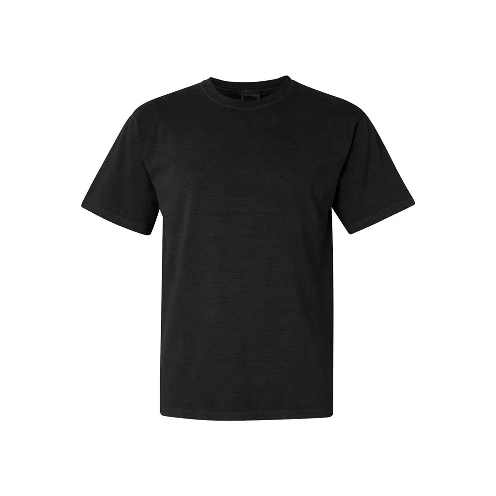 Embroidered Smiley Face Comfort Colors T-Shirt