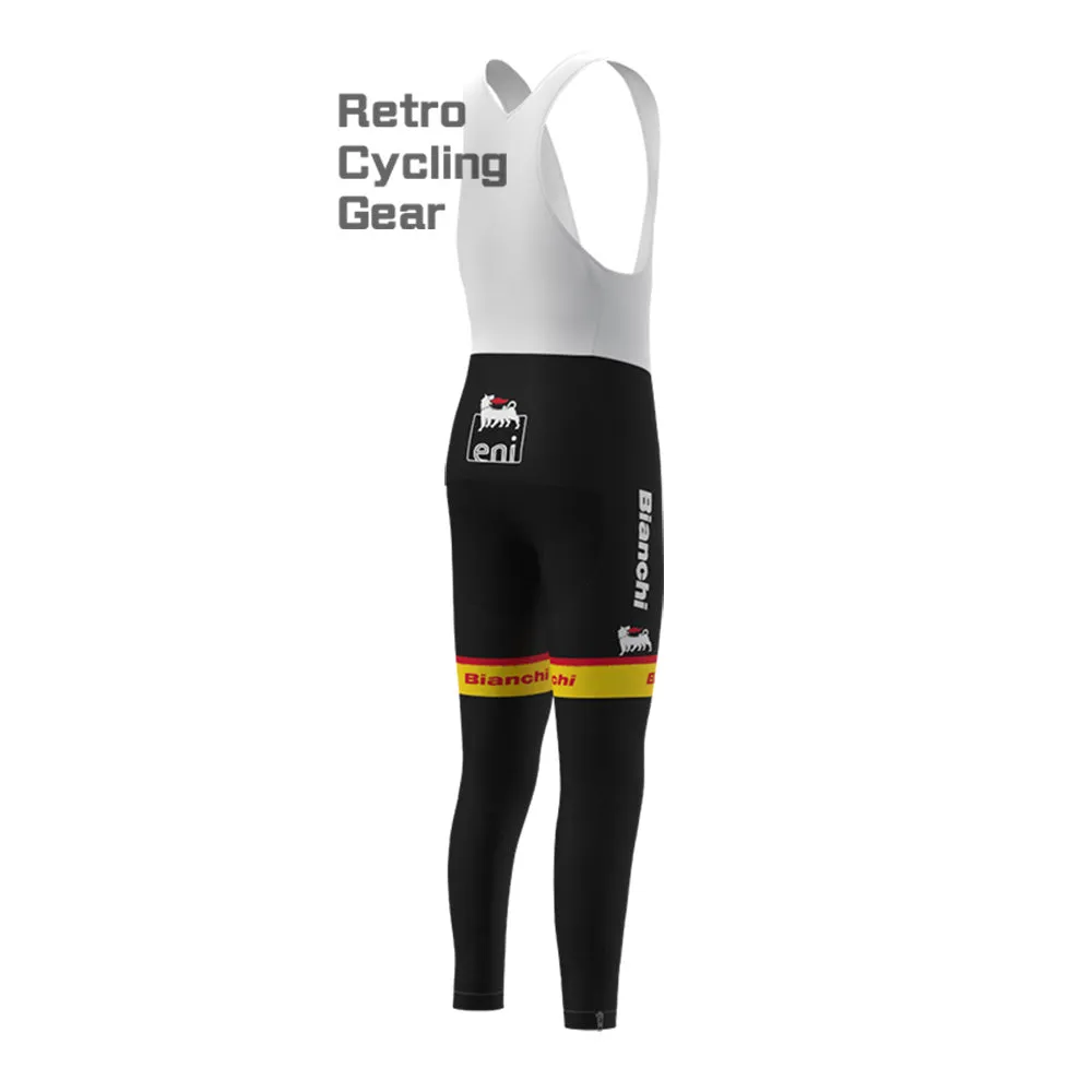 Eni Bianchi Fleece Cycling Bib Pants