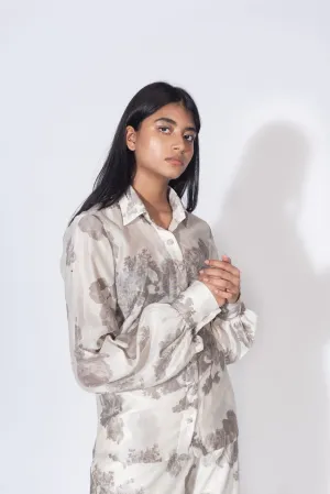 Floral Printed Long Sleeve Shirt for Women