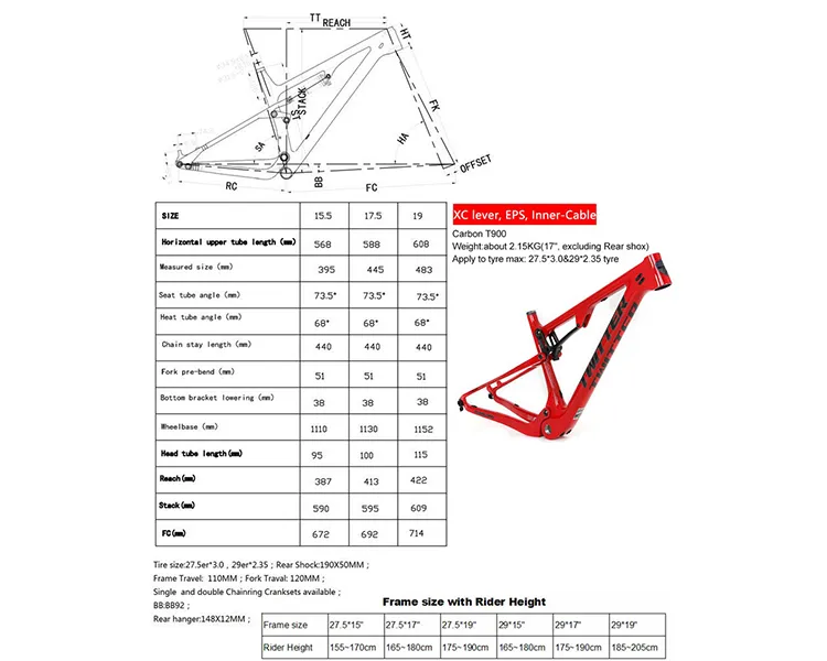 Full Carbon Mountain Bike Overlord Sram EAGLE  12 Speed