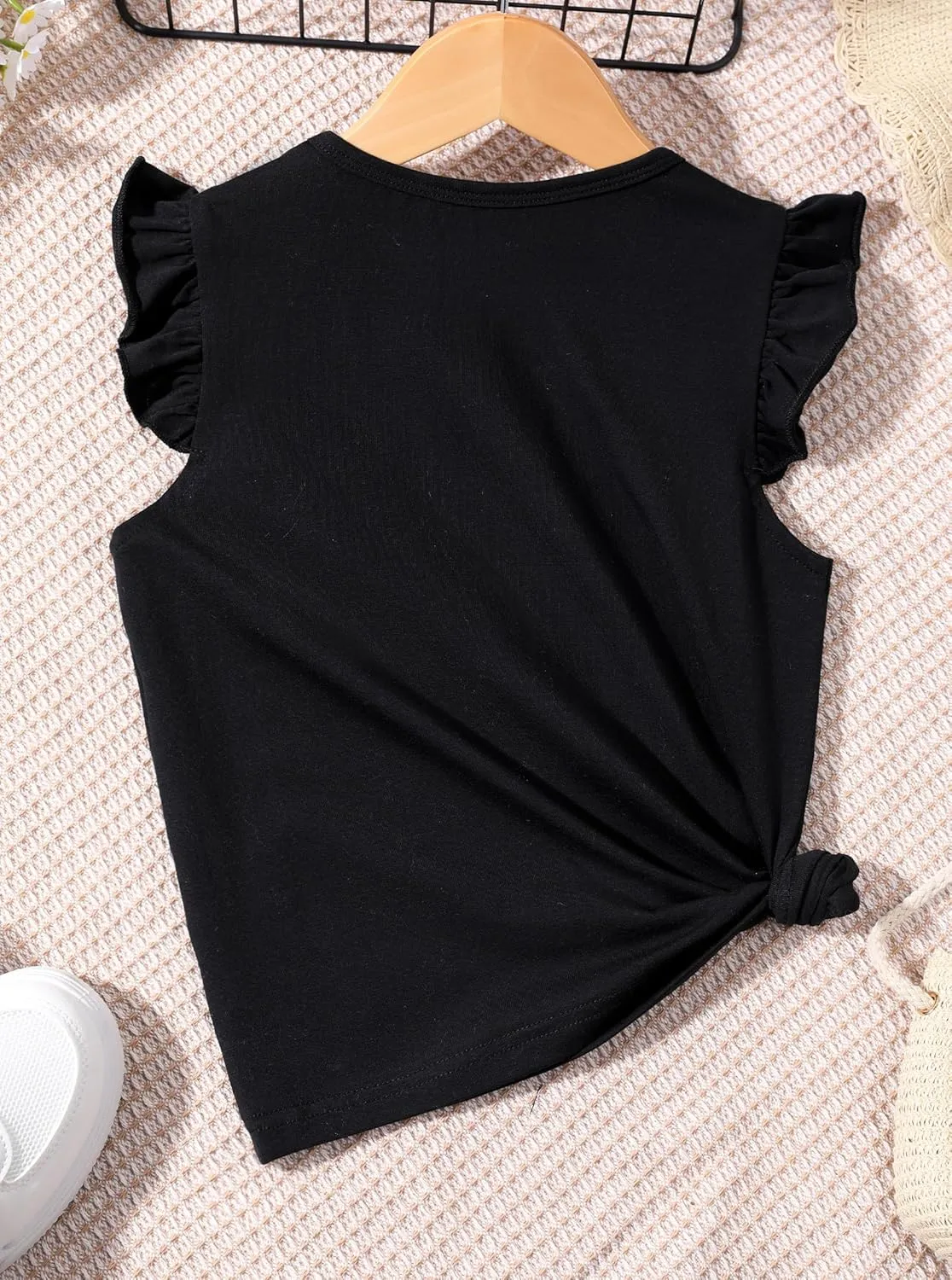 Girls' Graphic Tank Tops Kids Cute Summer Tops Casual Sleeveless Shirts