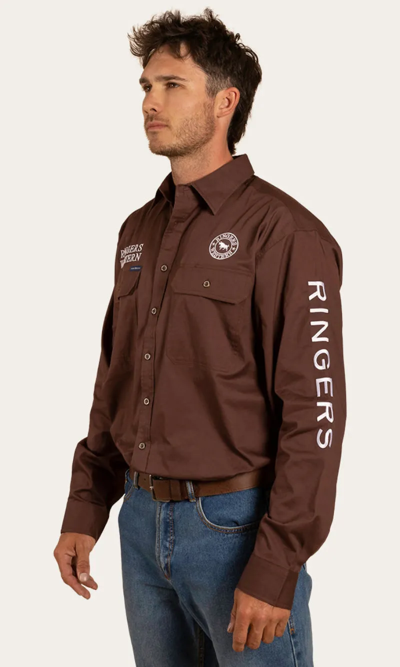 Hawkeye Mens Full Button Workshirt, More Colours