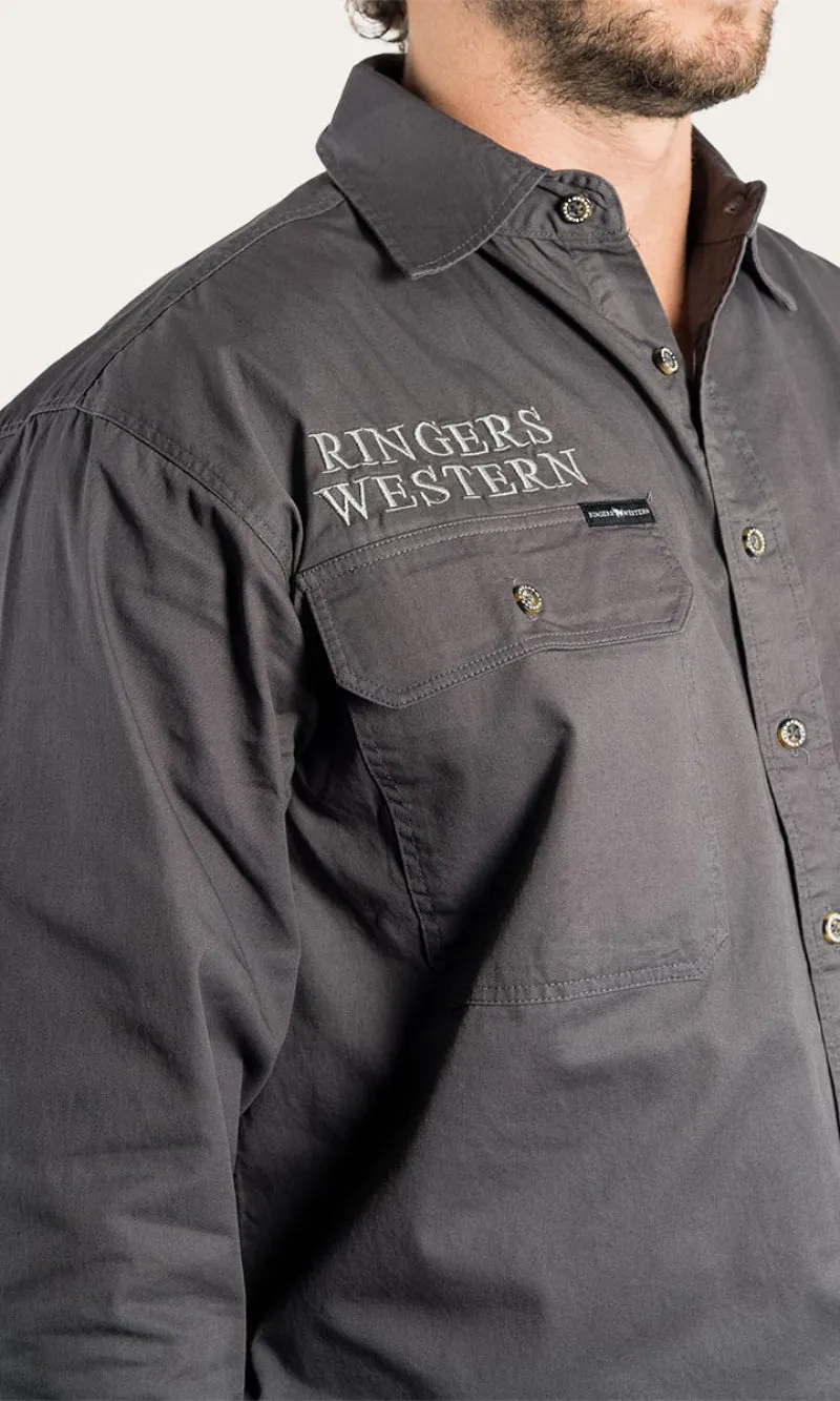Hawkeye Mens Full Button Workshirt, More Colours
