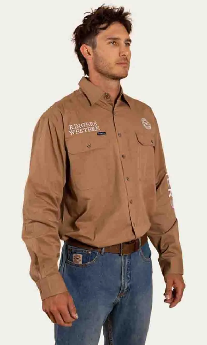Hawkeye Mens Full Button Workshirt, More Colours