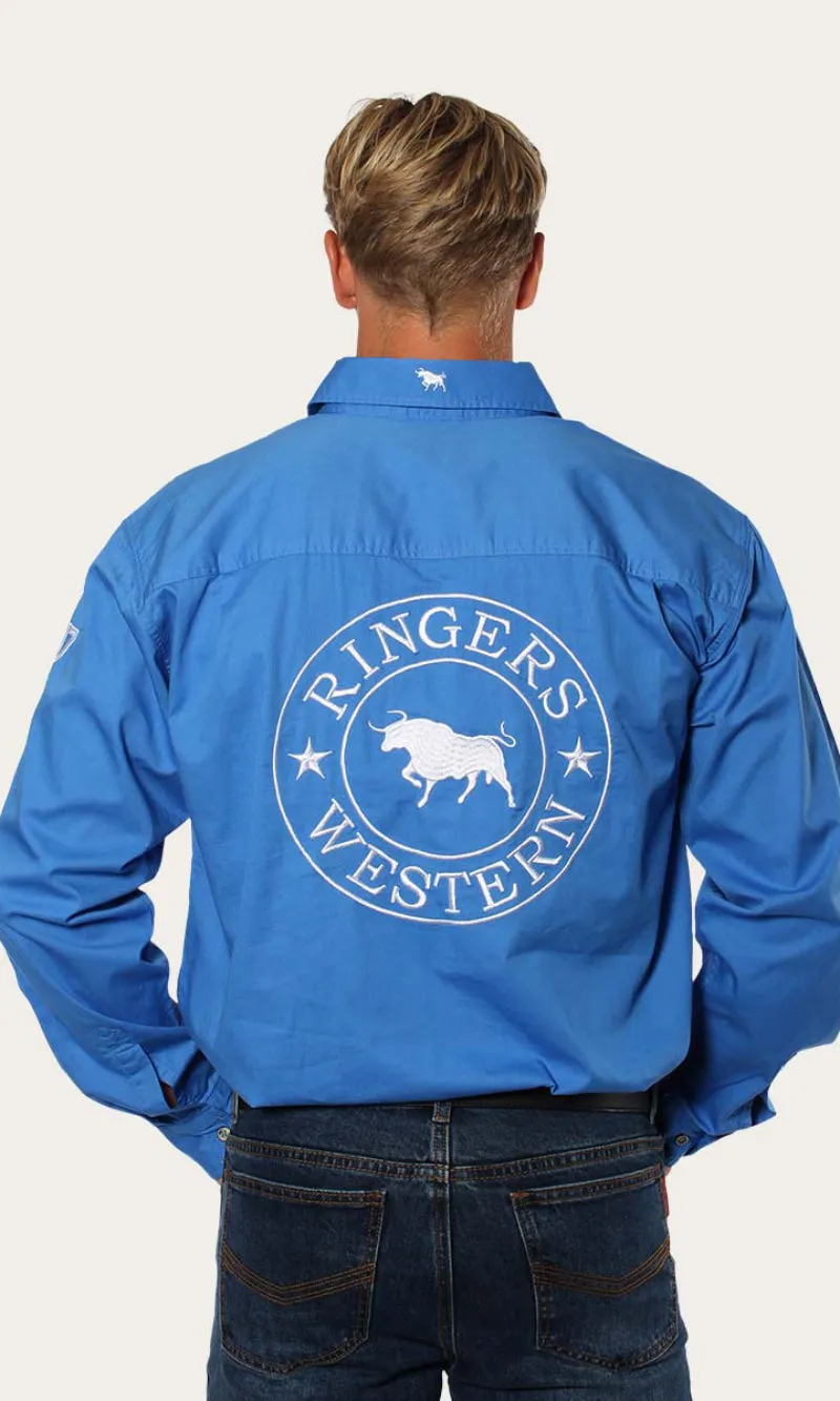Hawkeye Mens Full Button Workshirt, More Colours