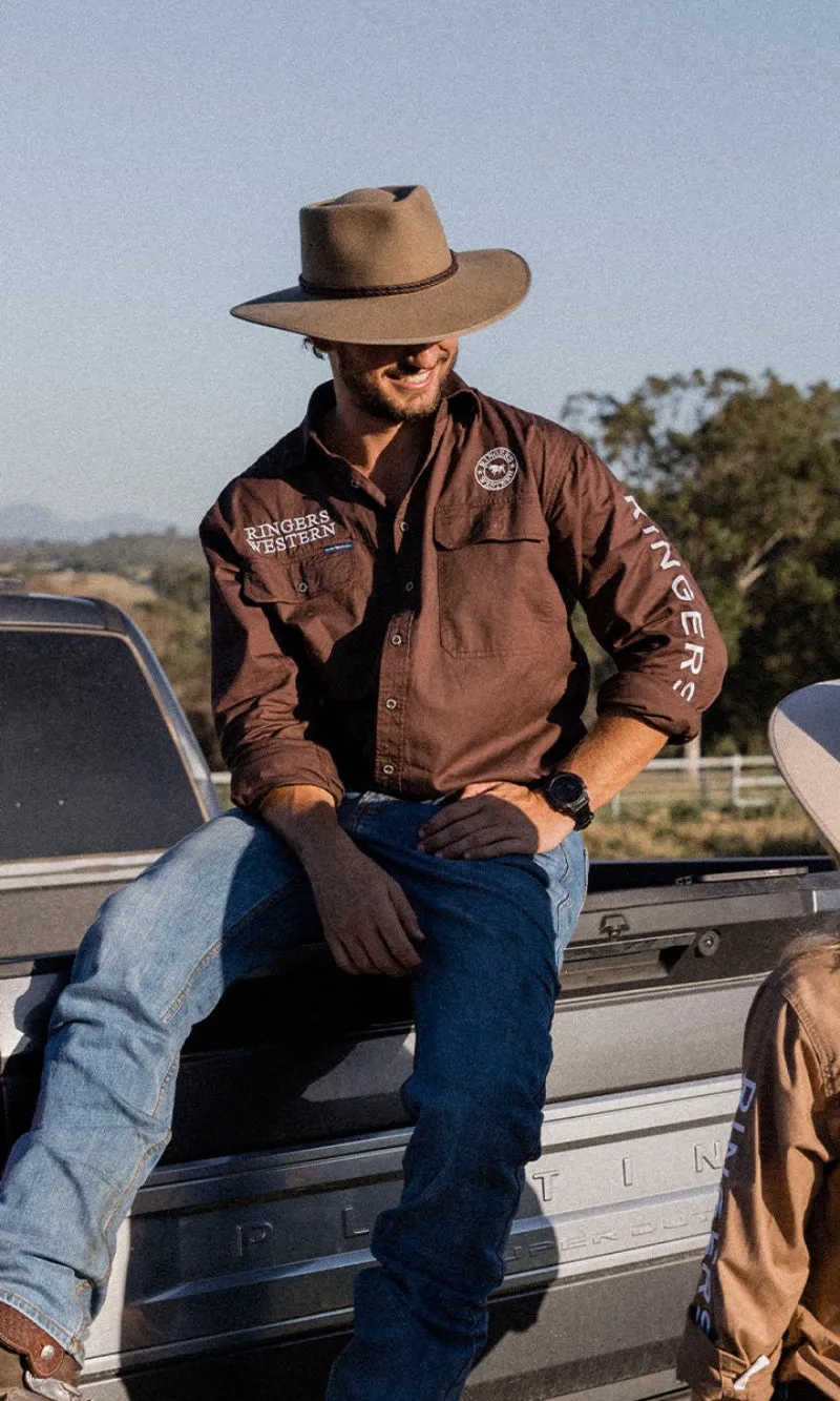 Hawkeye Mens Full Button Workshirt, More Colours