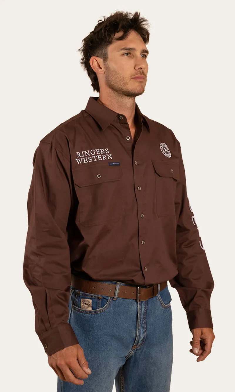 Hawkeye Mens Full Button Workshirt, More Colours