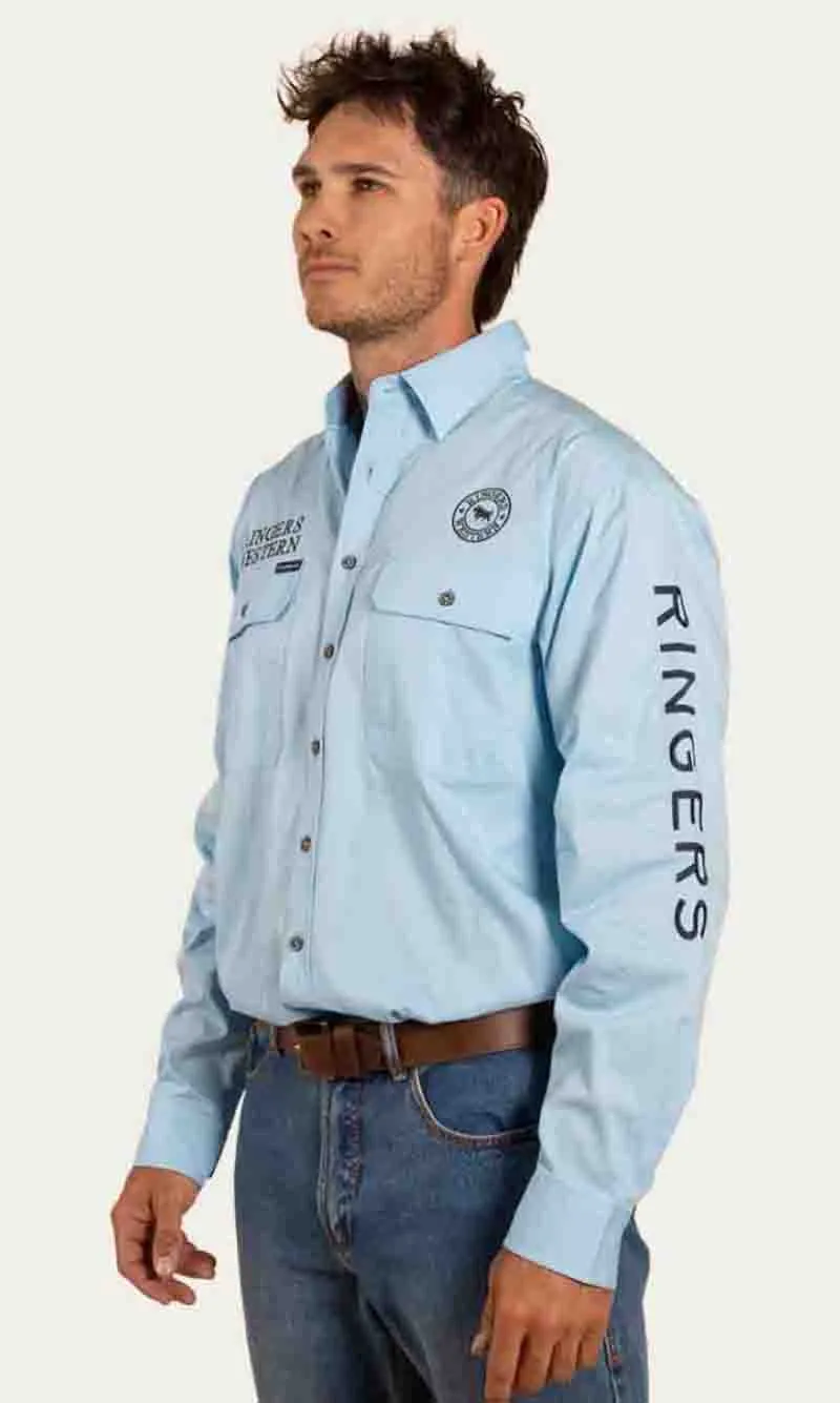 Hawkeye Mens Full Button Workshirt, More Colours
