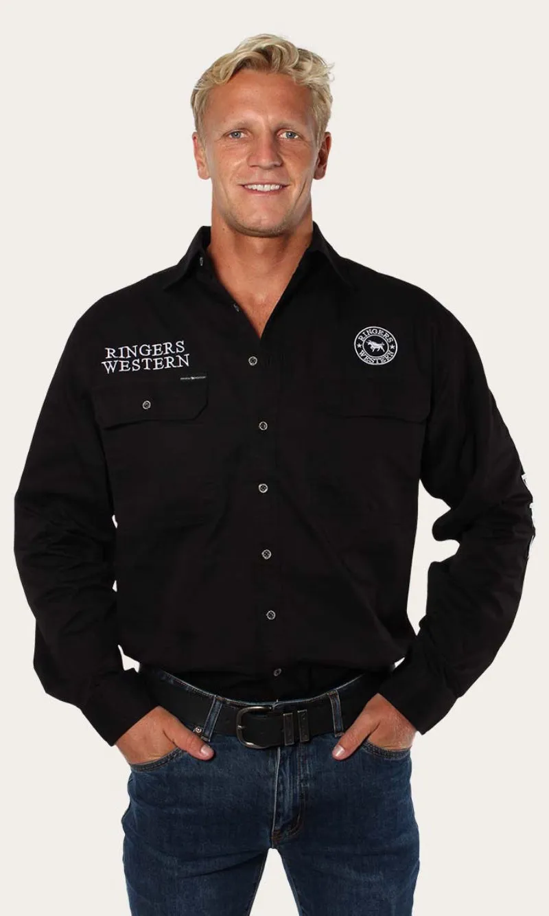 Hawkeye Mens Full Button Workshirt, More Colours