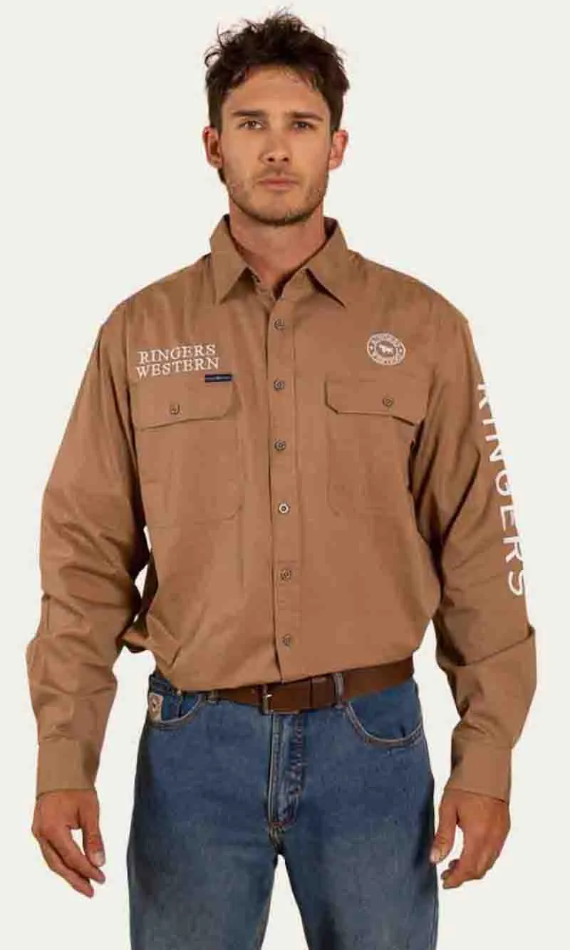 Hawkeye Mens Full Button Workshirt, More Colours