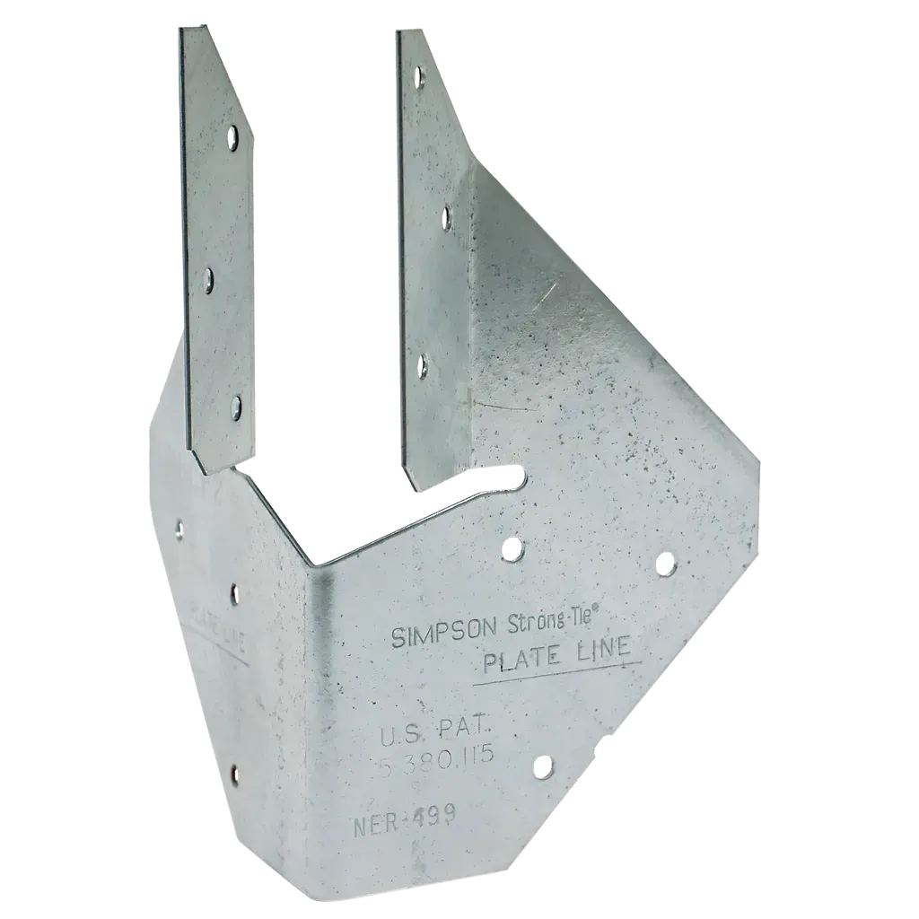HCP 18-Gauge Galvanized Hip Corner Plate for 2x (Pack of 50)