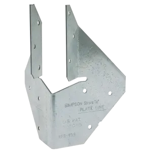 HCP 18-Gauge Galvanized Hip Corner Plate for 2x (Pack of 50)