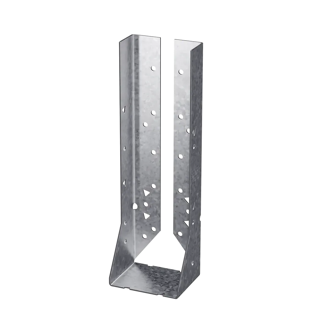 HUC Galvanized Face-Mount Concealed-Flange Joist Hanger for Double 2x12 (Pack of 25)