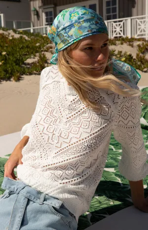 Jovita Pointelle Sweater