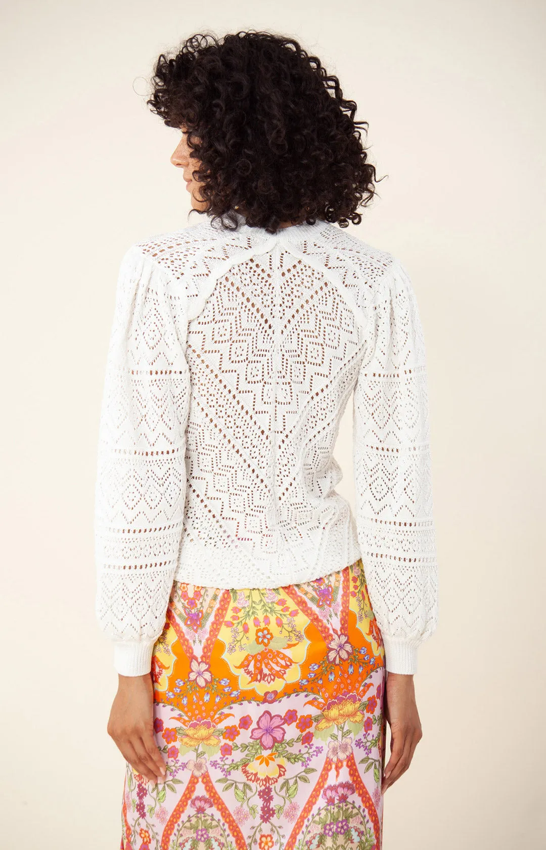 Jovita Pointelle Sweater