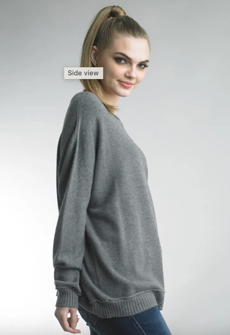Knit Crew Neck Sweater